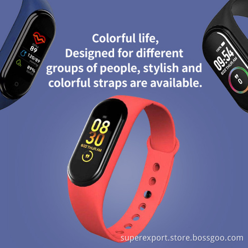 Hot Sell Smartband Bracelet Sleep Monitor Fitness Tracker M4 Sport Smart Bracelet Band